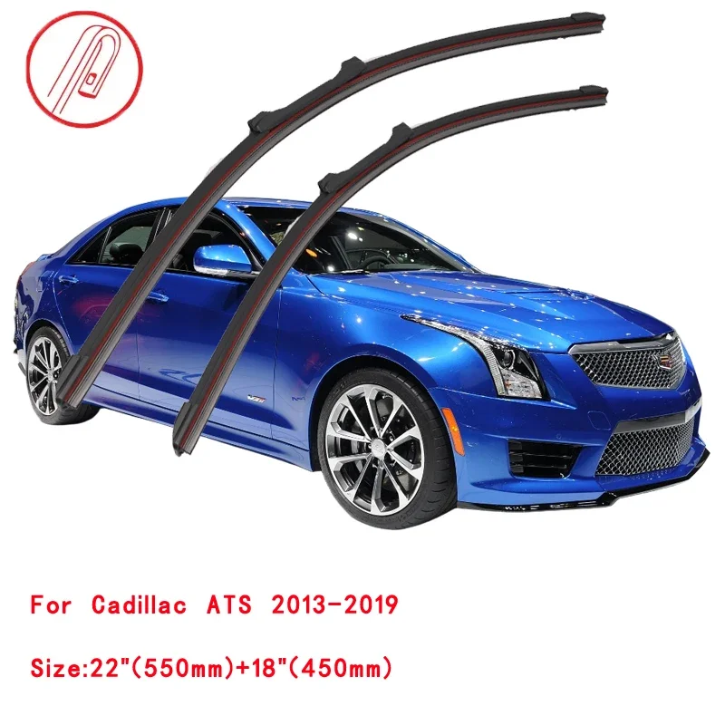 

For Cadillac ATS 2013-2019 Car Windshield Wiper Blade Front Windscreen Brushes Washer Accessories Cleaning Replacement Parts