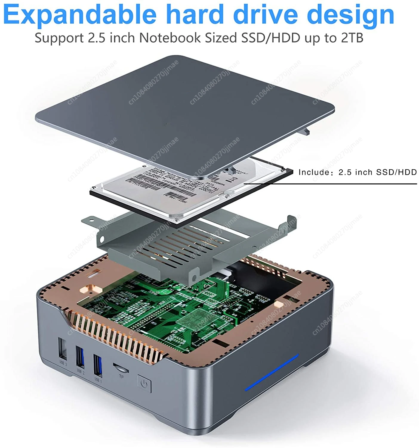 الجيل الثاني عشر N95 N100 CPU WIN11 PRO GK3PLUS DDR4 16 512G SSD التعليم رباعي النواة كمبيوتر صغير