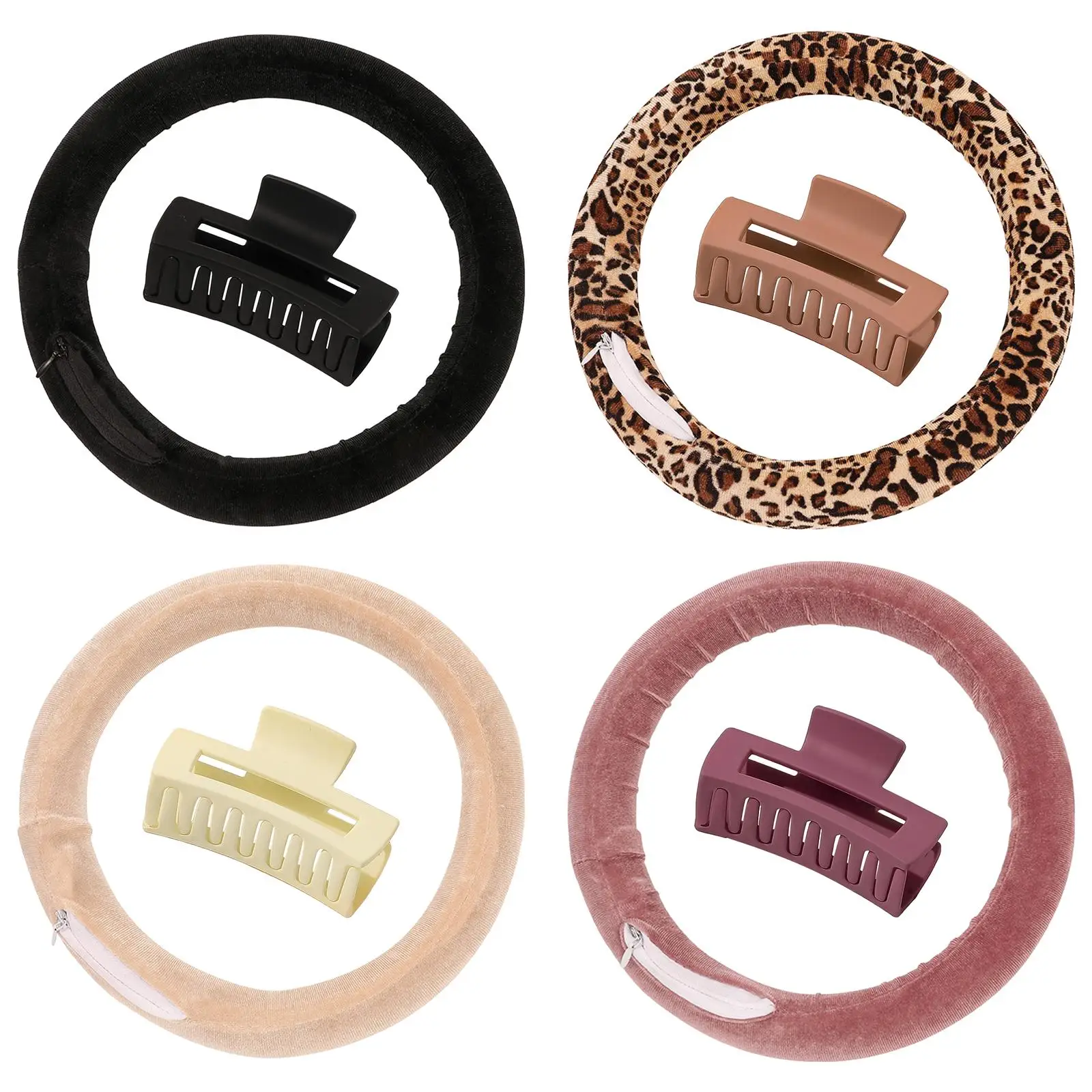 Heatless Hair Curler Headband Long Hair Curls No Heat Roller Sponge Acrylic DIY Tool Women Girls Sleep Easy Use
