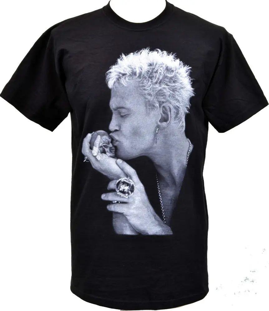 Mens Punk T-Shirt Billy Idol Gen Generation X 80's  Goth Gothic Skull Luxury Brand Retro OversizedClothing tops are unisex