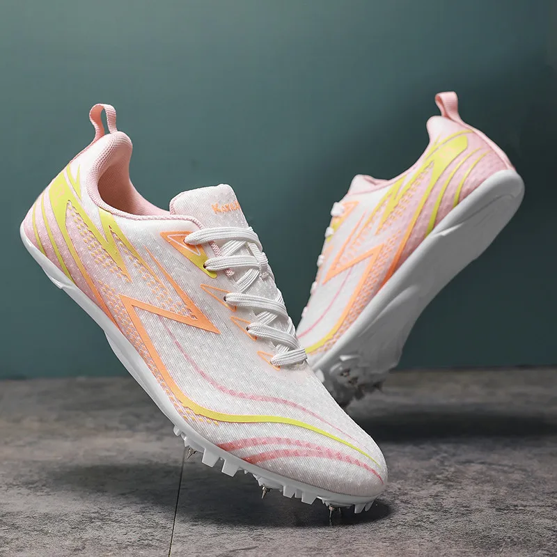 

Professional Sprint Spike Running Shoes Men Women Breathable Spikes for Athletics Race Training Shoes Man sapatilha de atletismo