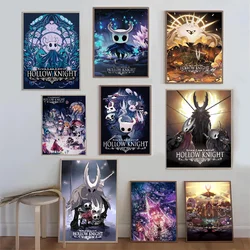 Hot Popular Video Game Hollow Knight Classic Vintage Posters Whitepaper Prints Posters Artwork Kawaii Room Decor