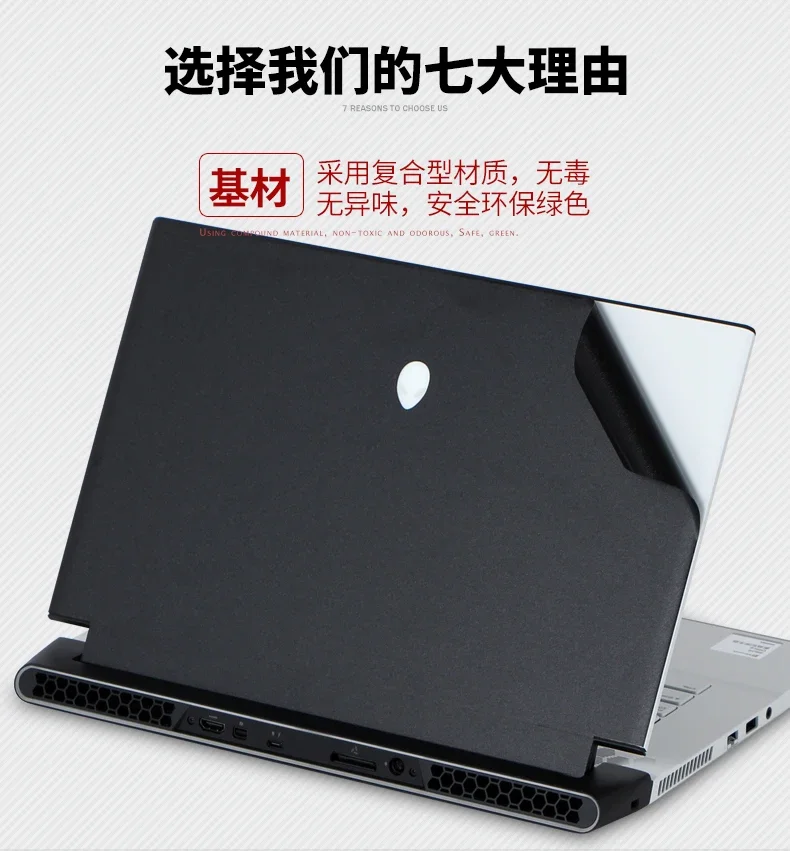 Pre-cut 1PCS Top Skin Sticker Cover Film For Alienware X15 R2 R1 X14 2021 2020 M15 R3 2019 2018 15 R4 AW15R4 AW15R3 M14X M13X