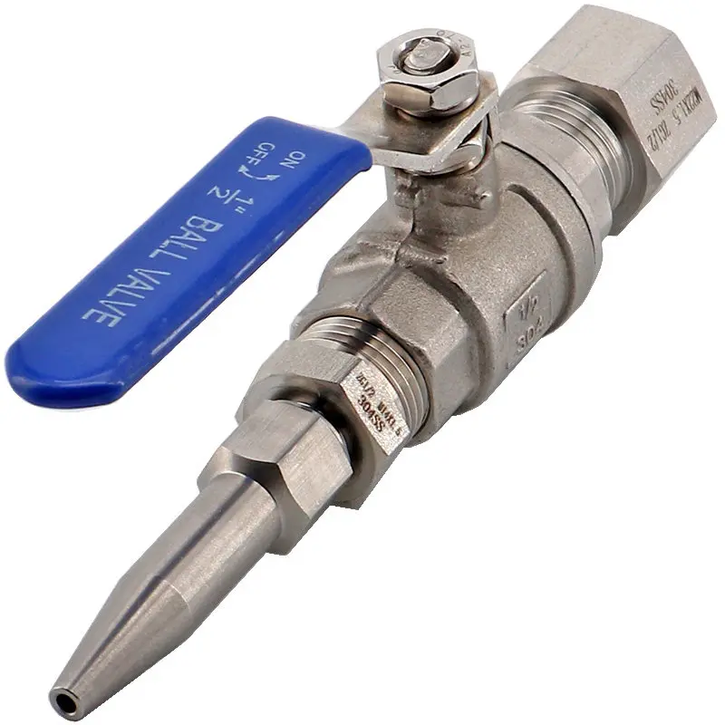 Corrosion Resistant High Pressure Car Wash Nozzle Stainless Steel Water Oil Gas Cleaning Direct Spray