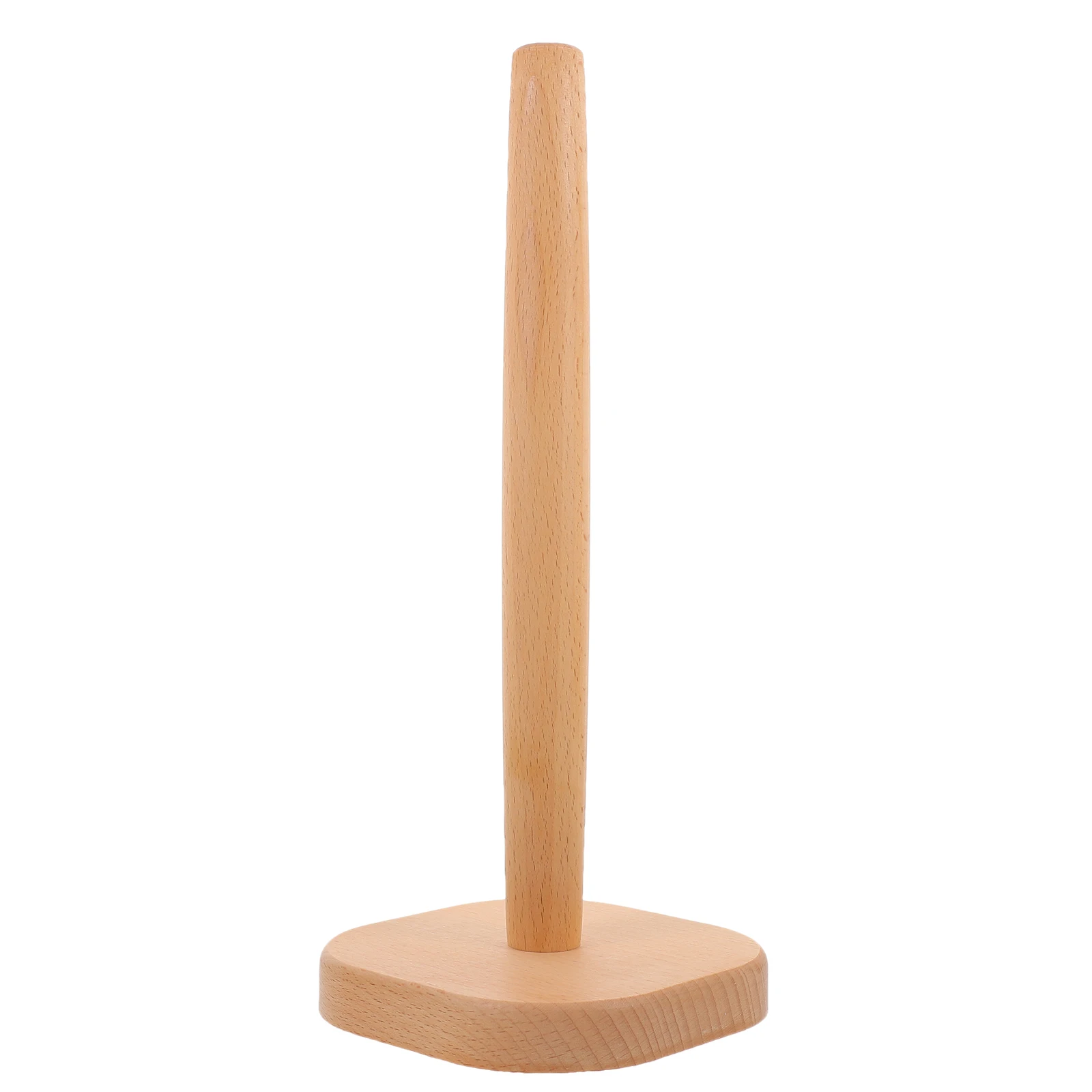 

Vertical Tissue Holder Kitchen Paper Towel Roll Beech Dispenser Counter Wooden Holder Countertop Farmhouse Standing Design