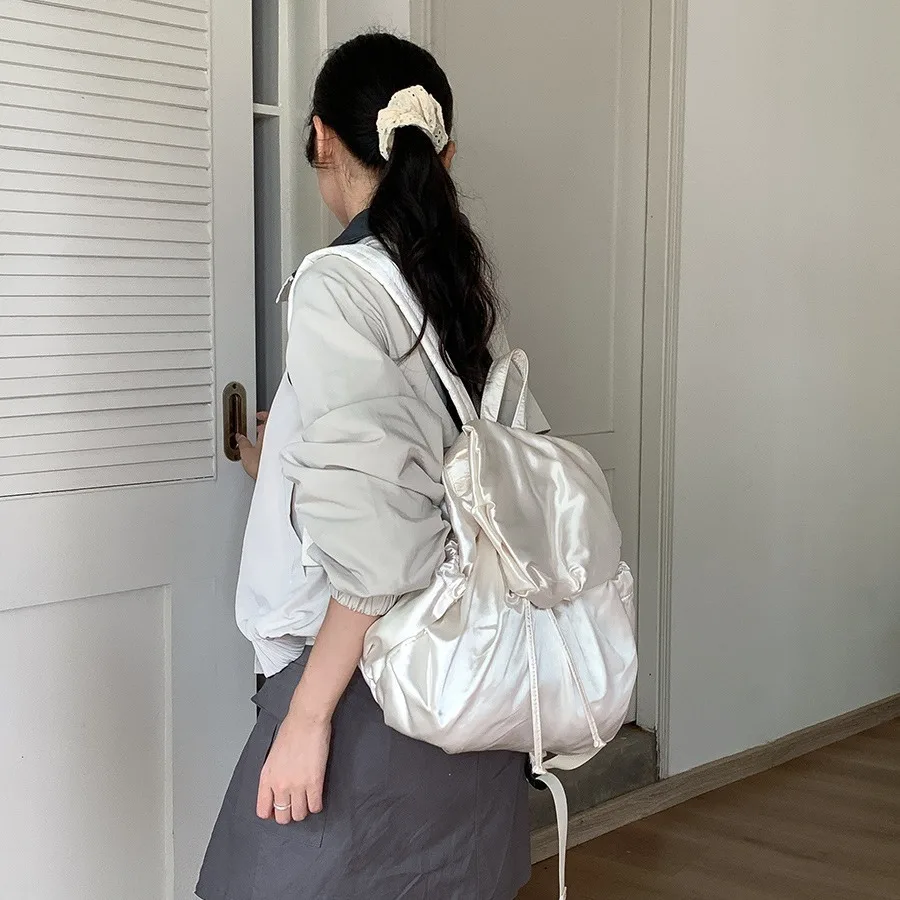 Women causal backpack Light weight drawstring backpack for women leisure bag women travel bag