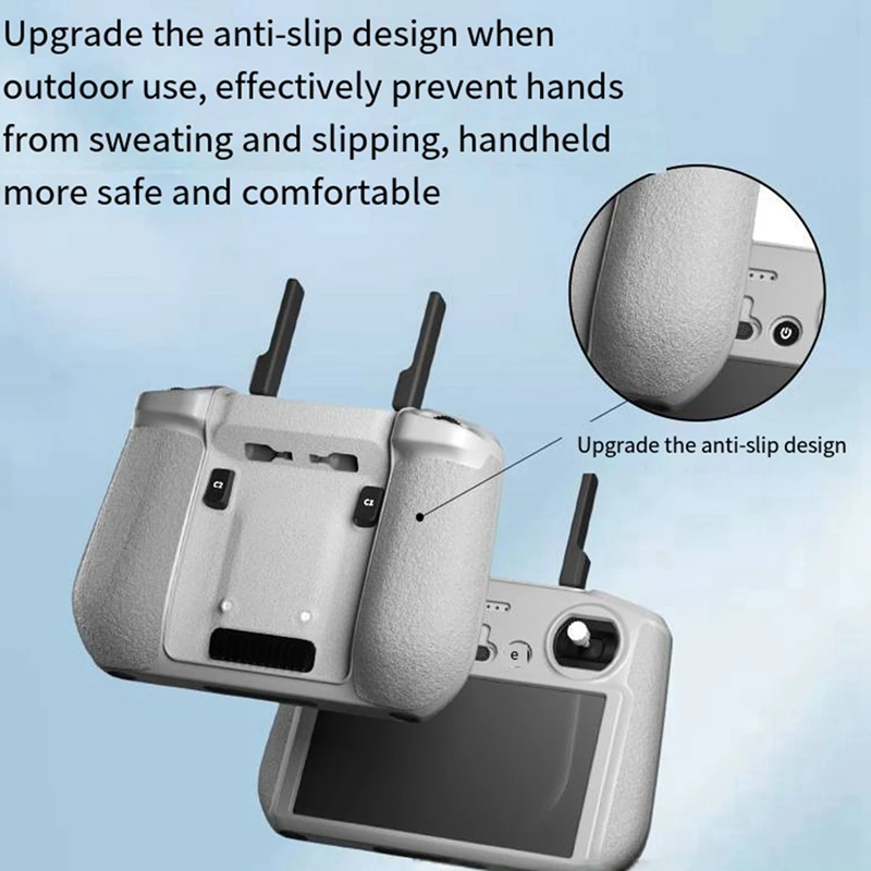 Cubierta protectora de silicona para Dron, accesorio para DJI Air3/Mini4pro, Control remoto de pantalla, RC2