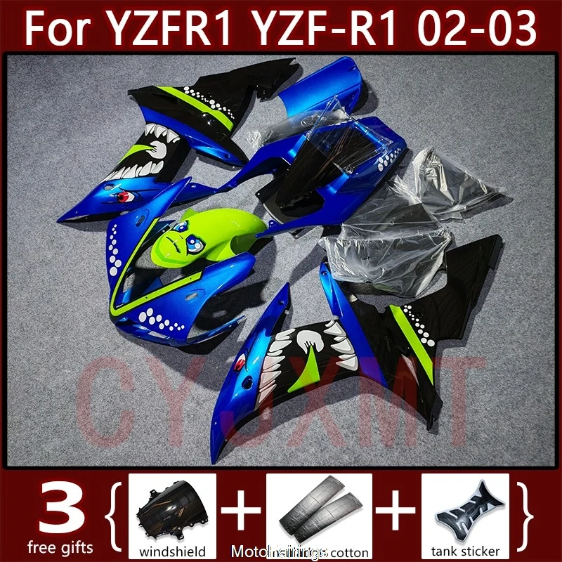 

Full Motorcycle Fairing Kit For Yamaha YZFR1 YZF-R1 2002 2003 Fairings Panel YZF R1 02 03 Plastic Housing