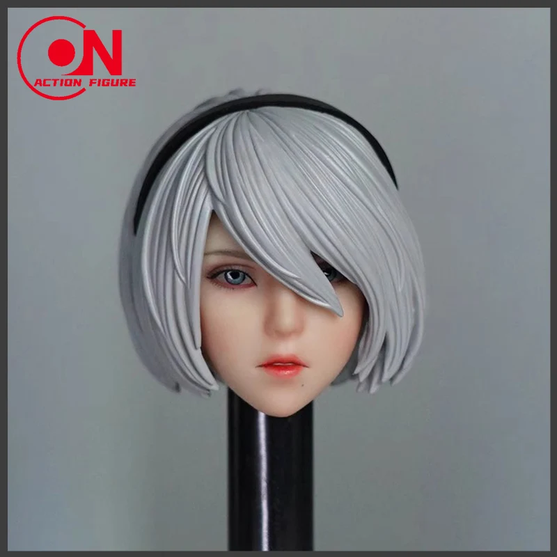 

In Stock Toys park TP001 1/6 Scale Nier YoRHa 2B Girl Head Sculpt Fit for 12'' TBLeague JIAOU Phicen Action Figure