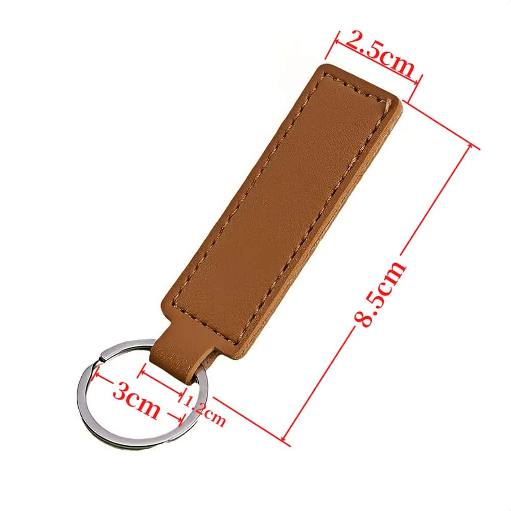 Vintage PU-Leder Schlüsselanhänger Auto-Schlüsselhalter Schlüsselring für Zuhause Taschenanhänger Auto-Anhänger Geschenk Handtaschen-Dekoration Schlüsselring-Zubehör – Detail 12