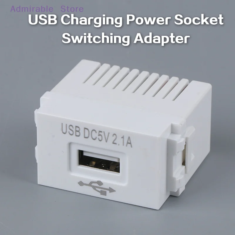 wMobile Phone Charging Panel USB Power Module 220V Socket 5V Transformer 2.1A USB Charging Power Socket Switching Adapter