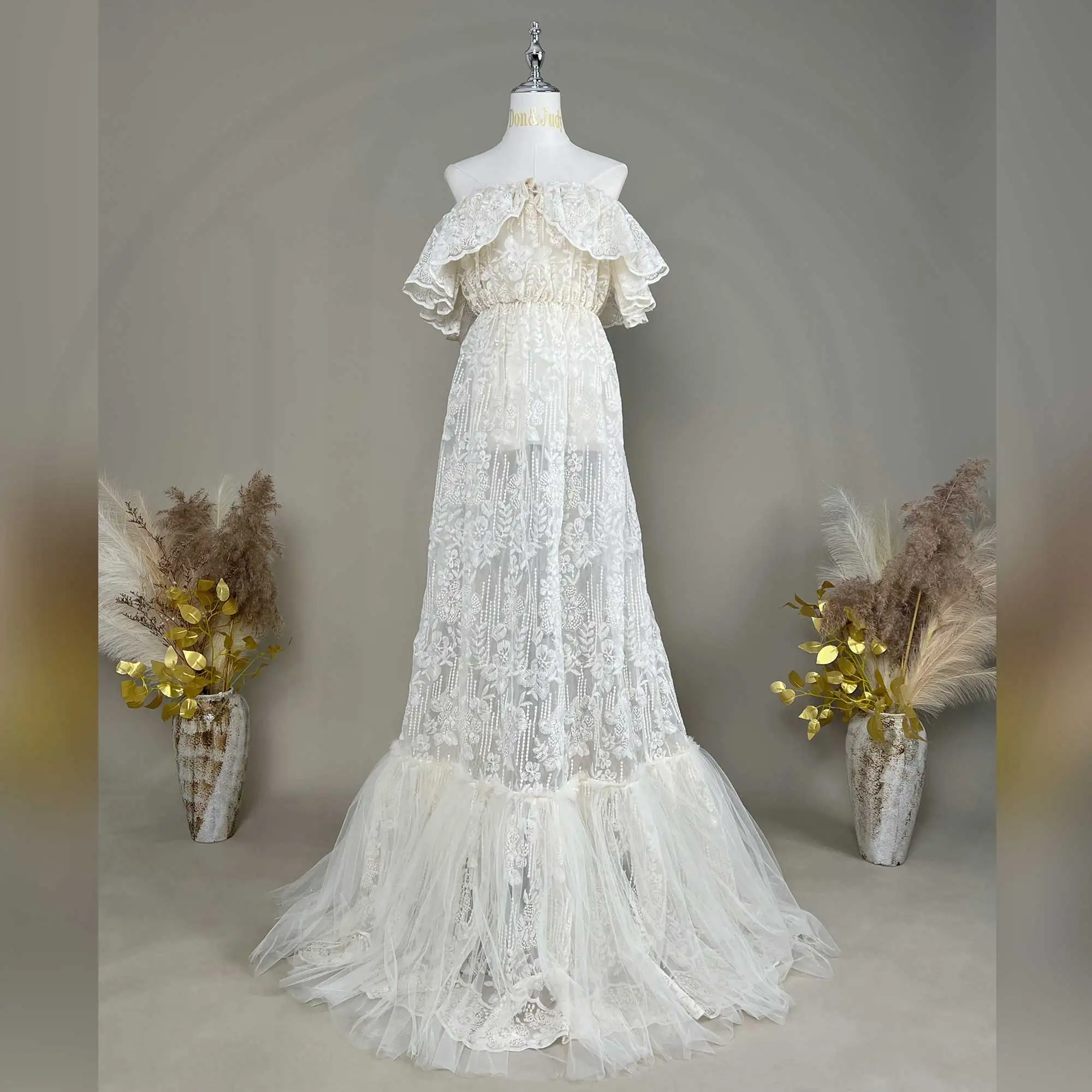 Vestidos de noche para ocasiones a medida, vestido de maternidad, sesión de fotos, vestidos de Organza de un solo hombro, ropa de fiesta de boda, recién llegado 2025