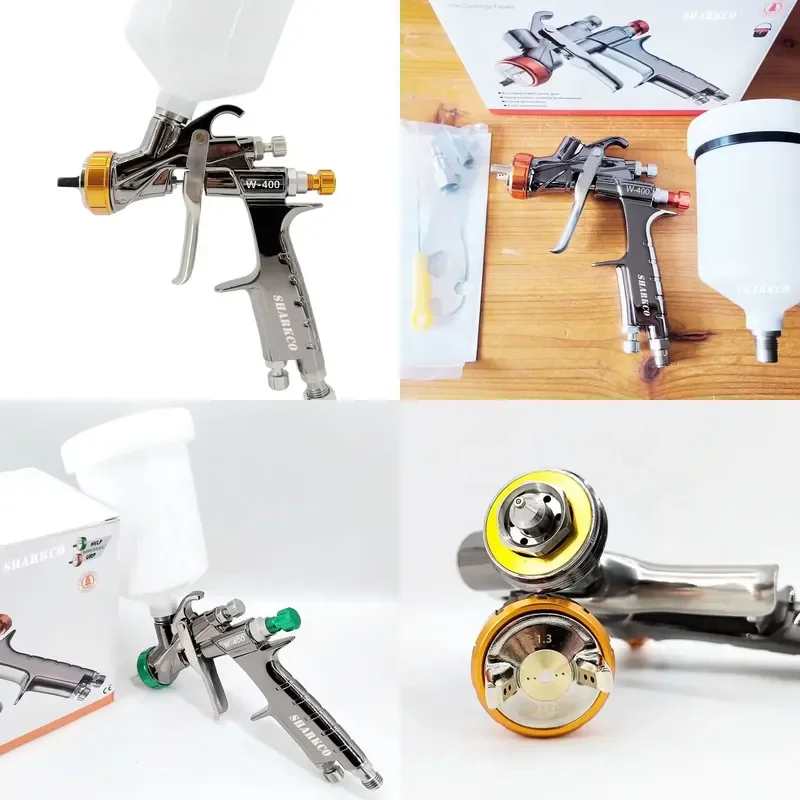W400G Professional Technical to Solve Usage Problems at Any Time W400 1.3 1.4 1.5 1.8 2.0 Nozzle Size HVLP Car Paint Spray