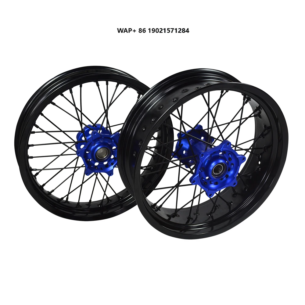 

Factory Supply 17 Inch Motorcycle Complete Supermotard Rims for Yz/yzf 250/450 2022