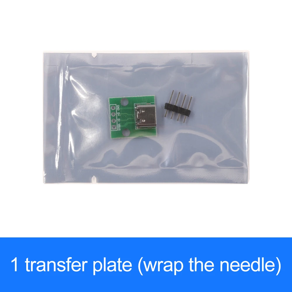 10PCS 5PCS 1PCS USB Type-C Breakout Board Serial Basic Breakout Female Connector Type PCB Converter Board with Row Pin