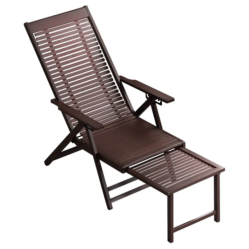 New folding recliner lazy lunch break chair balcony casual rocking chair