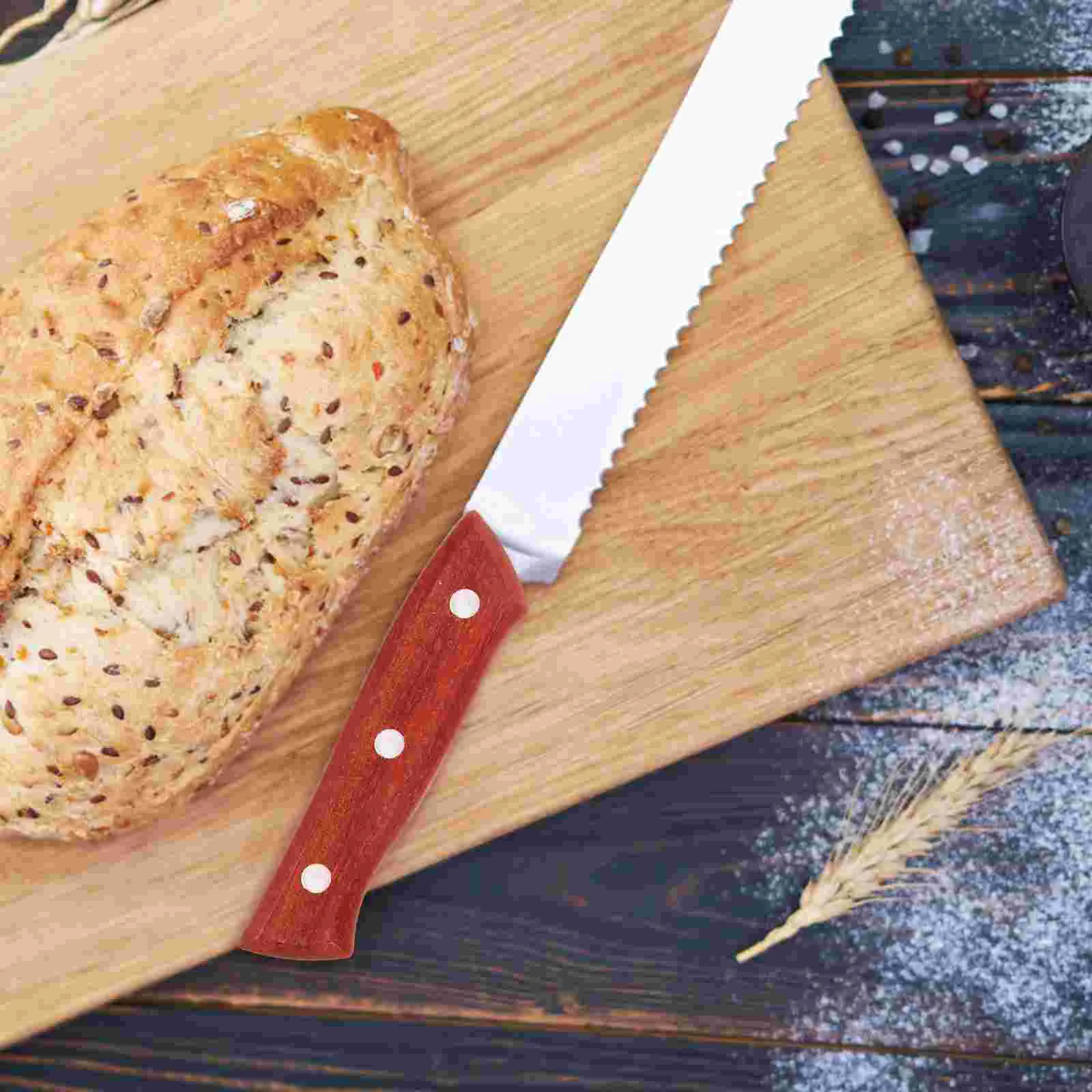 مقبض بديل من خشب الكمثرى الأحمر خفيف الوزن مع فتحات لملحقات السكين وقبضة التقطيع أداة مريحة مقبض غير قابل للانزلاق