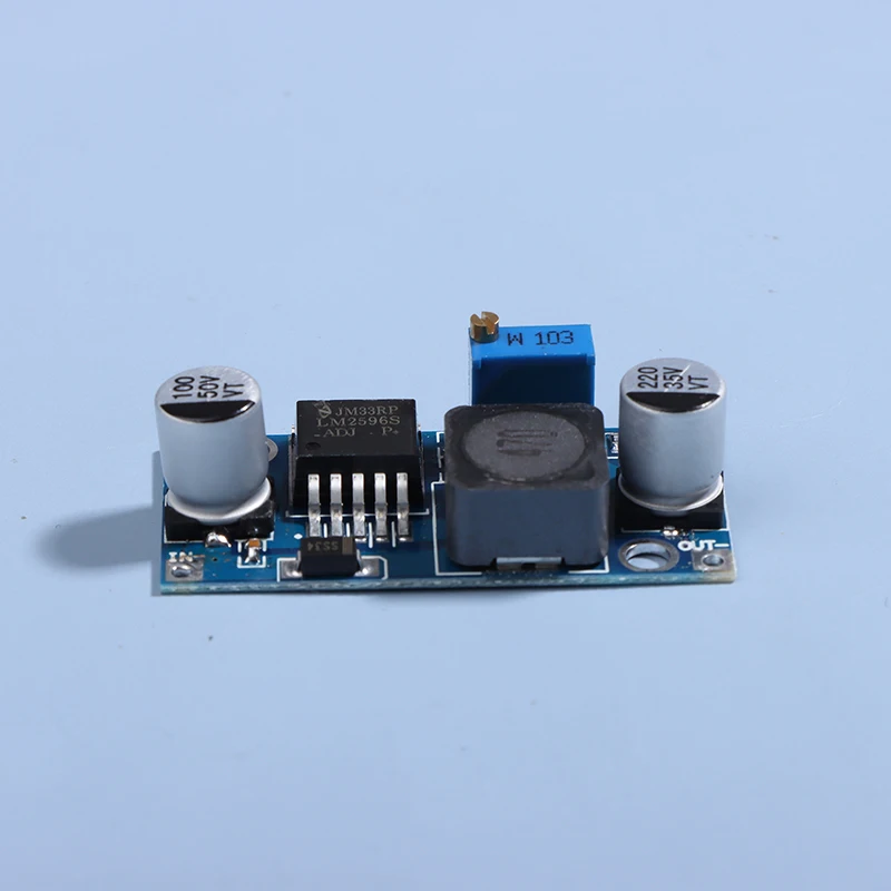 Convertidor reductor LM2596S de CC a CC, regulador de voltaje de alta eficiencia, 3,0-40V a 1,5-35V, ajustable, 1 unidad