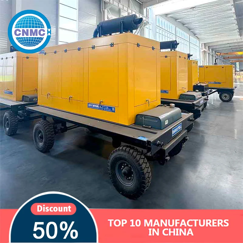 

Trailer-Mounted 110V/220V/380V Generators 50KW/80KW/100KW/200KW Made in China Noiseless Generator for Industrial & Commercial