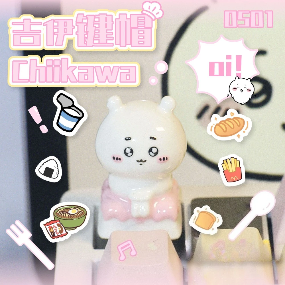 Chiikawa Keycaps Zestaw Klawis – Desk Setup Editing recenzja i cena
