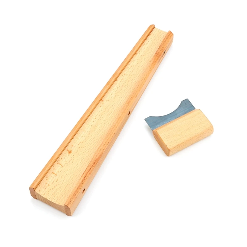 Wooden Violin Fretboard Tool Violin Fingerboard Clamp Holder Fingerboard Surface Scraper Violin Making Luthier Tools