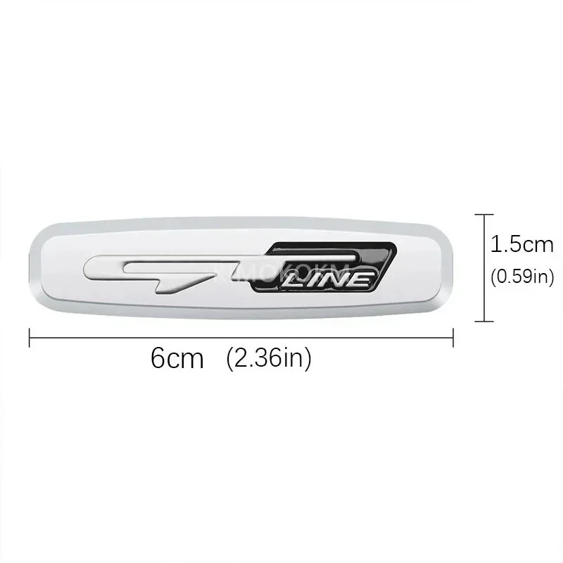 3D Metal N Logo Car Sticker Seat Emblem Badge For Hyundai N Avante Sonata Elantra i30 i20 Tucson N Line Sticker Accessories view 5