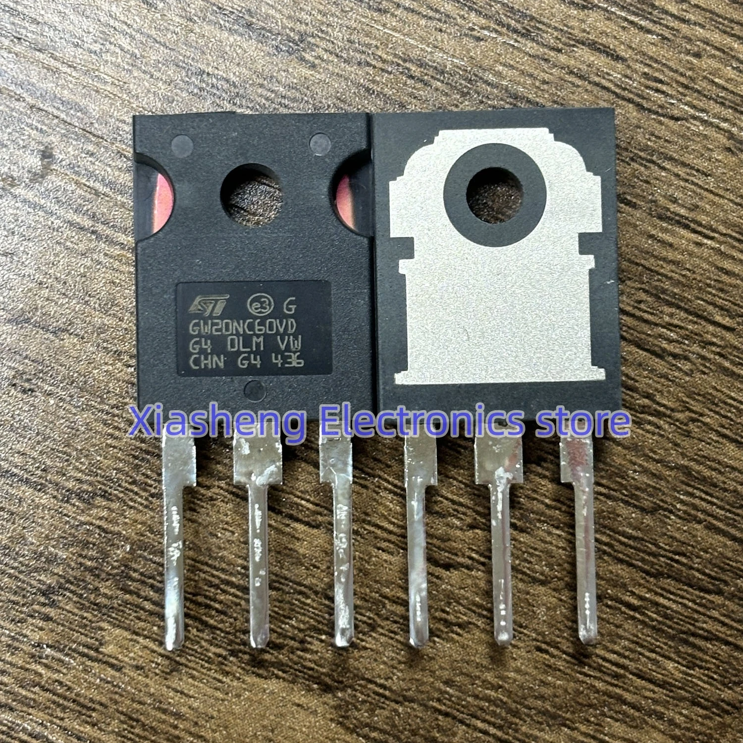 

New Original 2Pcs STGW20NC60VD GW20NC60VD TO-247 600V 20A IGBT Field Effect Transistor In Stock Good Quality