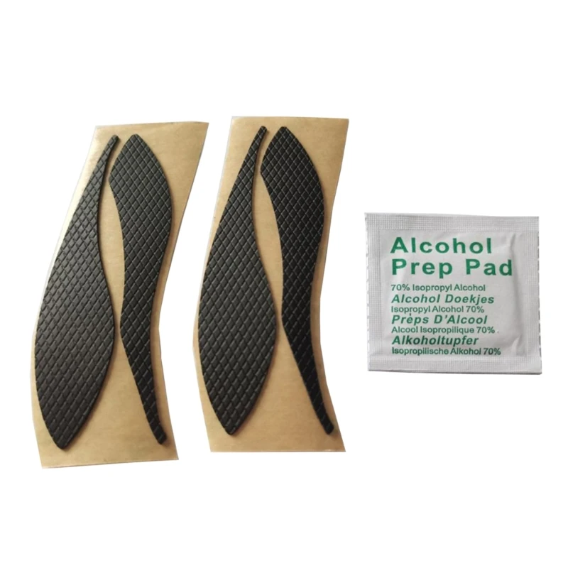 F3MA Game Mouse Skin Adesivi laterali con nastro antiscivolo per mouse 2S/3S ovunque nero