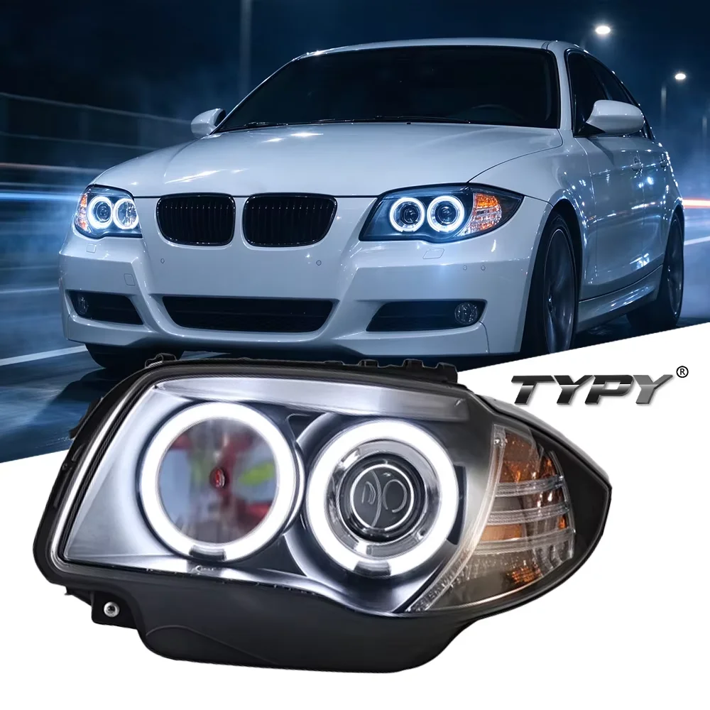 Car Lights For BMW 1 Series E87 Headlight 2004-2011 LED Projetor head ...