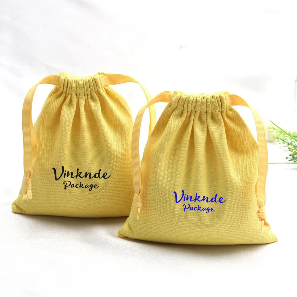 

Лидер продаж, холщовые хлопковые сумки на шнурке, персонализированный логотип, косметическая сумка для хранения кистей для ювелирных изделий, многоразовые муслиновые подарочные пакеты для макияжа