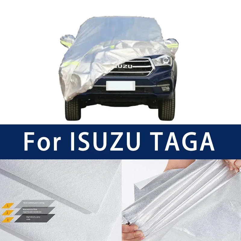 

Full car hood dust-proof outdoor indoor UV protection sun protection and scratch resistance For ISUZU TAGA Car Umbrella