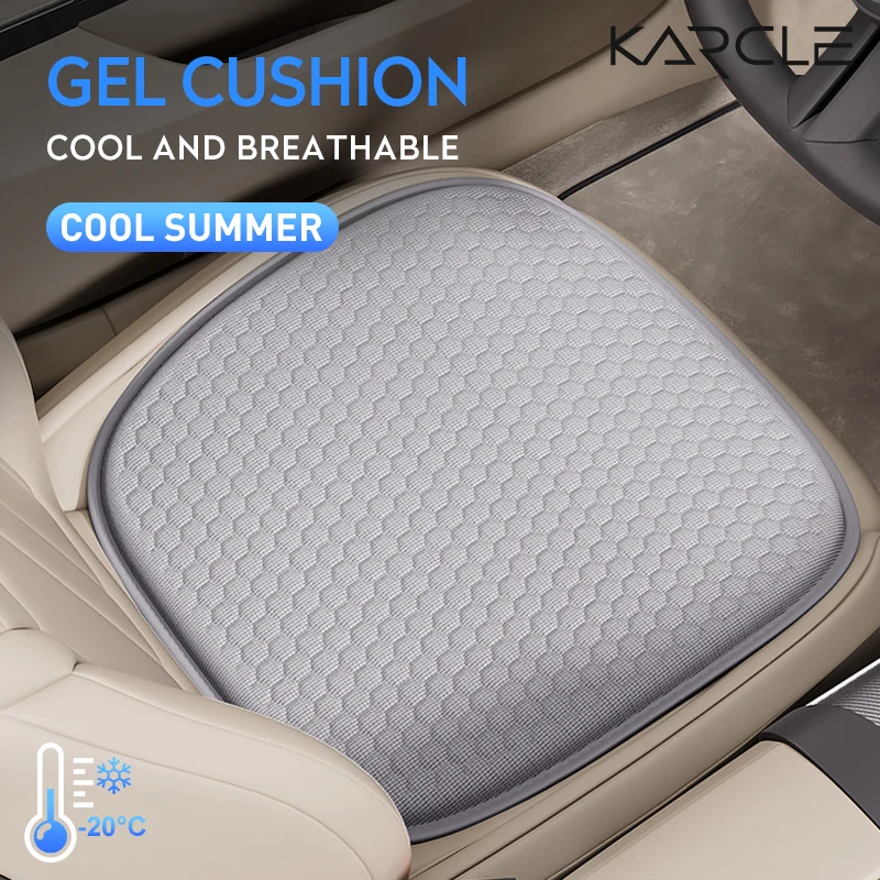 Universal Car Seat Cushions Four Seasons Breathable Gel Cushion Breathable Seat Covers Sweat Absorption Cool Office Chair Pad