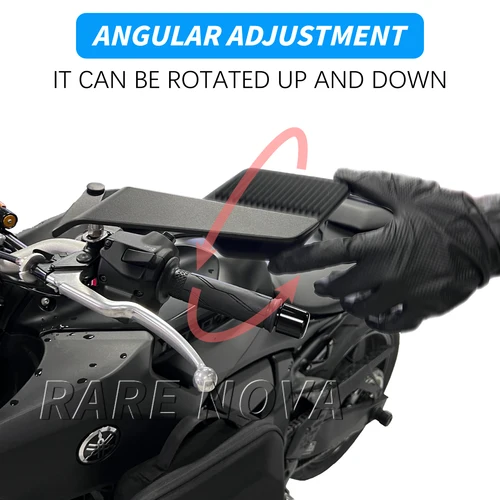 Imagen 2 del producto Espejo retrovisor lateral para motocicleta Kawasaki Z500 Z900 Z800 Z750 Z650 Z400 Z300 Z250 Z125, Kits de espejos retrovisores giratorios ajustables