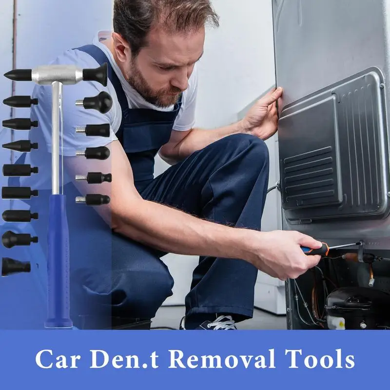 

Молоток для ремонта вниз, инструменты с 15-головками, набор для ремонта повреждений автомобиля, автомобильные аксессуары для мотоциклов, грузовиков