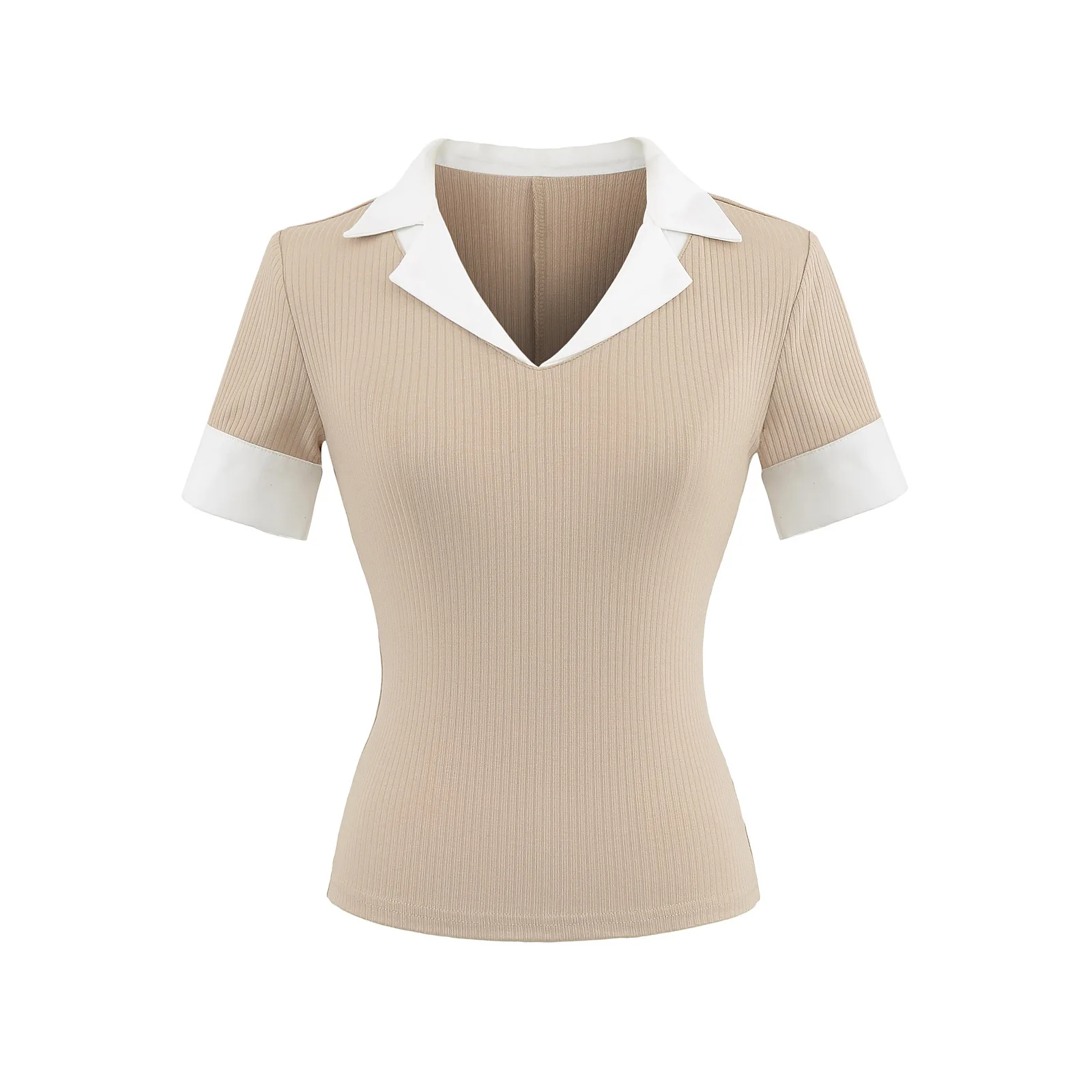 

Футболка оригинального дизайна Splice ort Sve Color Blo, женская футболка из полиэстера для поездок на работу, весна 2025 г.