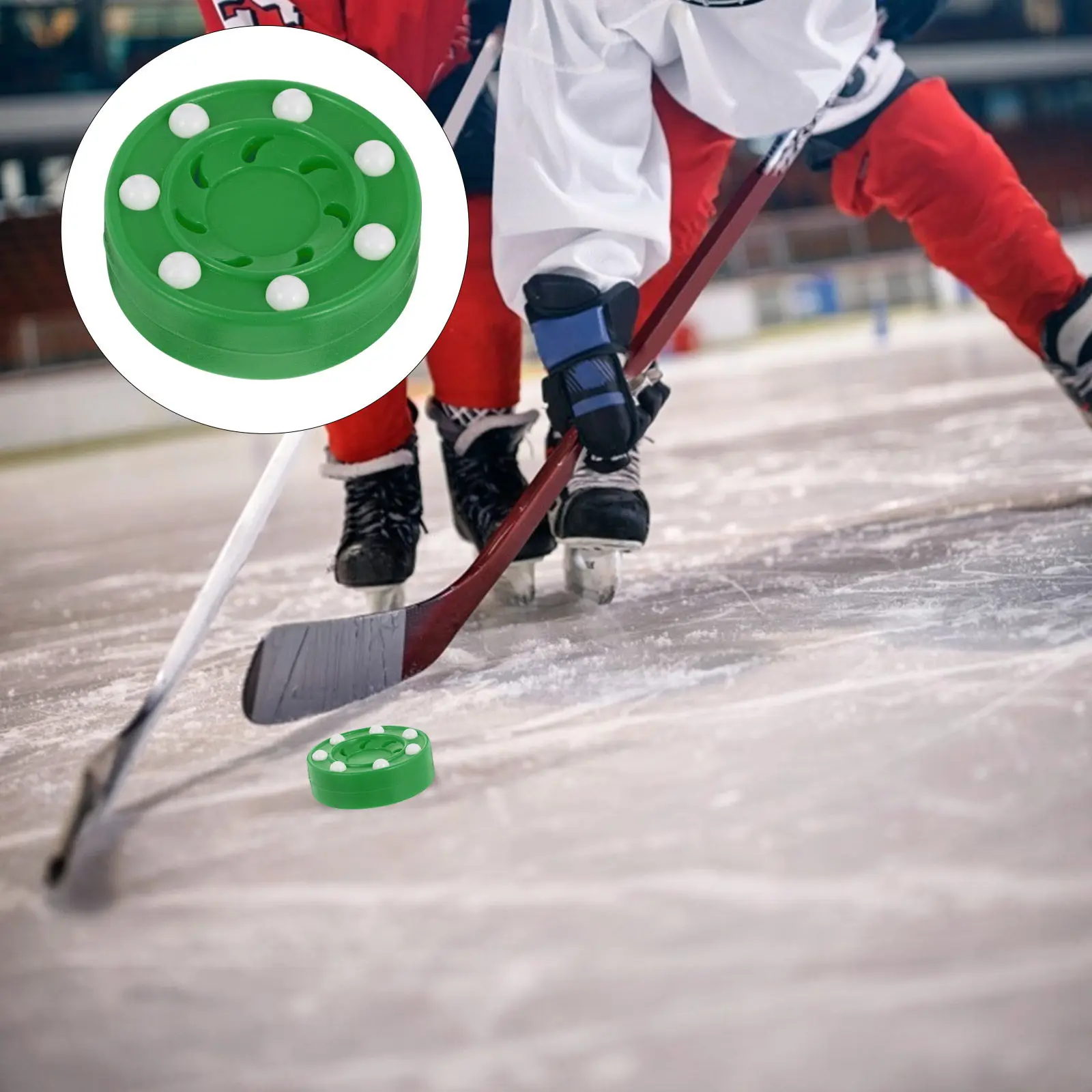 

1Pcs Roller Hockey Puck Professional Training Game Puck Shockproof Core PP Material for Roller Hockey Clubs Teams Arenas