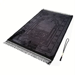 Thick Large Padded Sajadah for Muslim Soft Luxury and Great Prayer Mat for Knees and Forehead