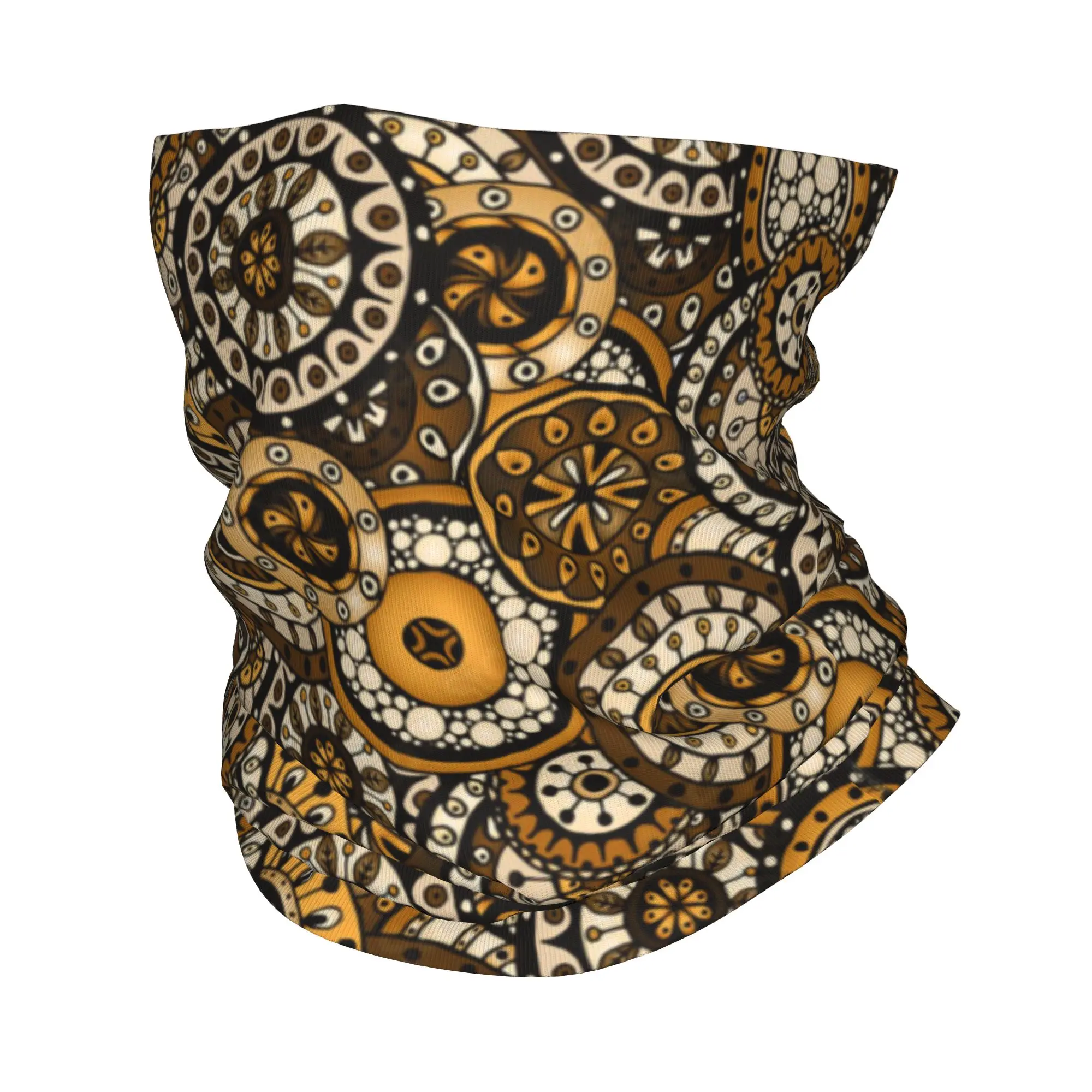 

Boho Funky Floral Trendy Abstract Pattern Bandana Neck Cover Printed Wrap Scarf Multi-use Face Mask Outdoor Sports Unisex Adult