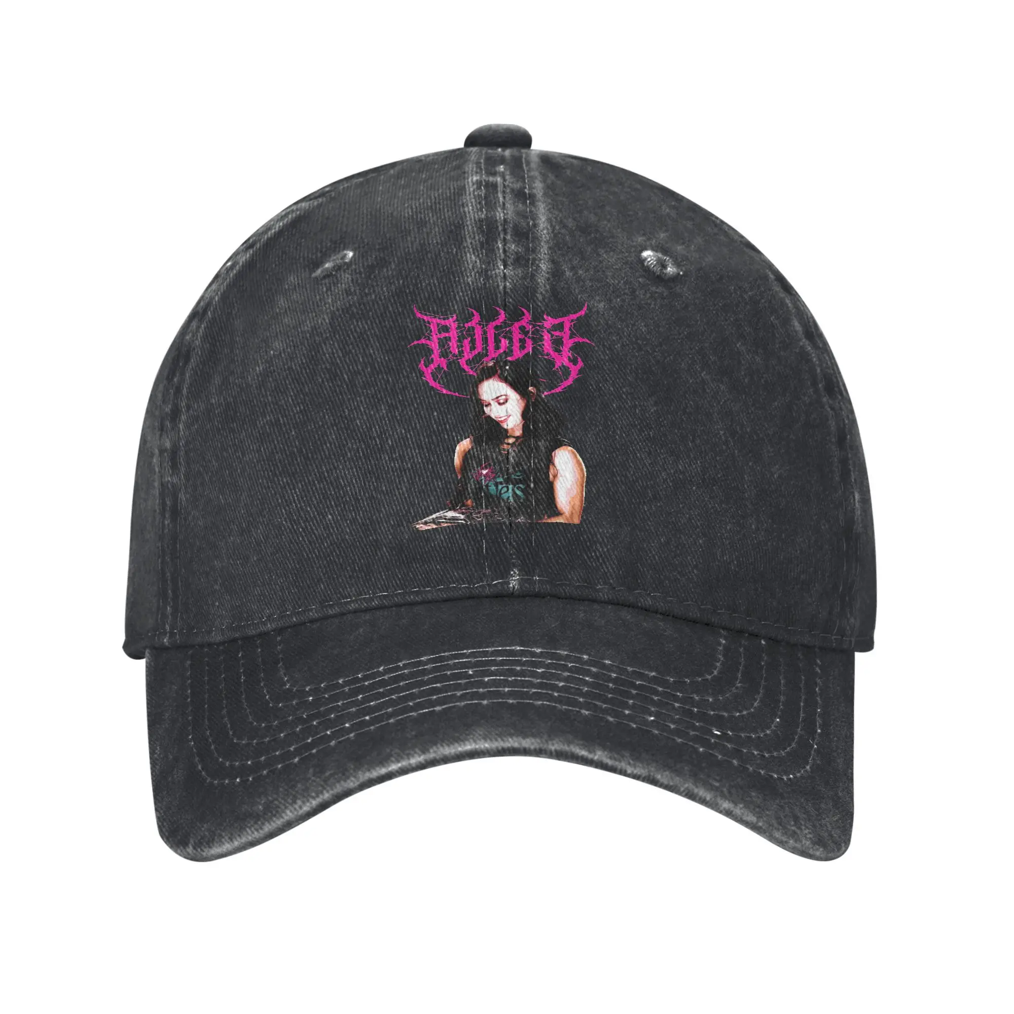 

Vintage AJ Lee Death Metal Baseball Caps Unisex Distressed Cotton Snapback Cap Outdoor Workouts Gift Caps Hat