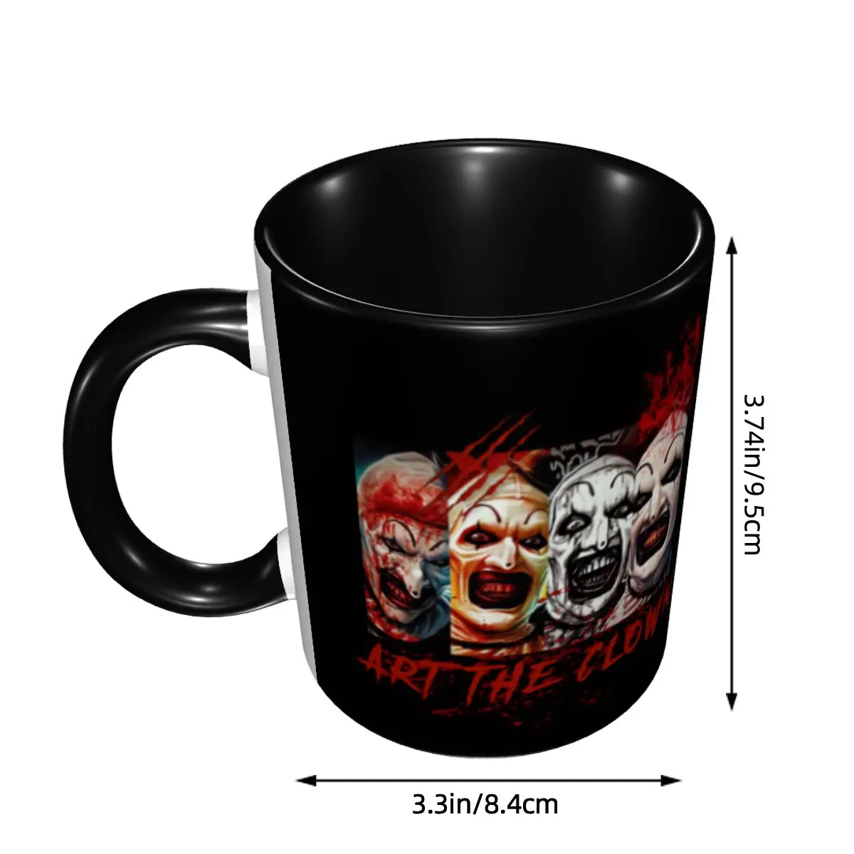 DIY Art The Clown Bloody Terrifiers Ceramic Mug Custom Coffee Cups Creative Gift