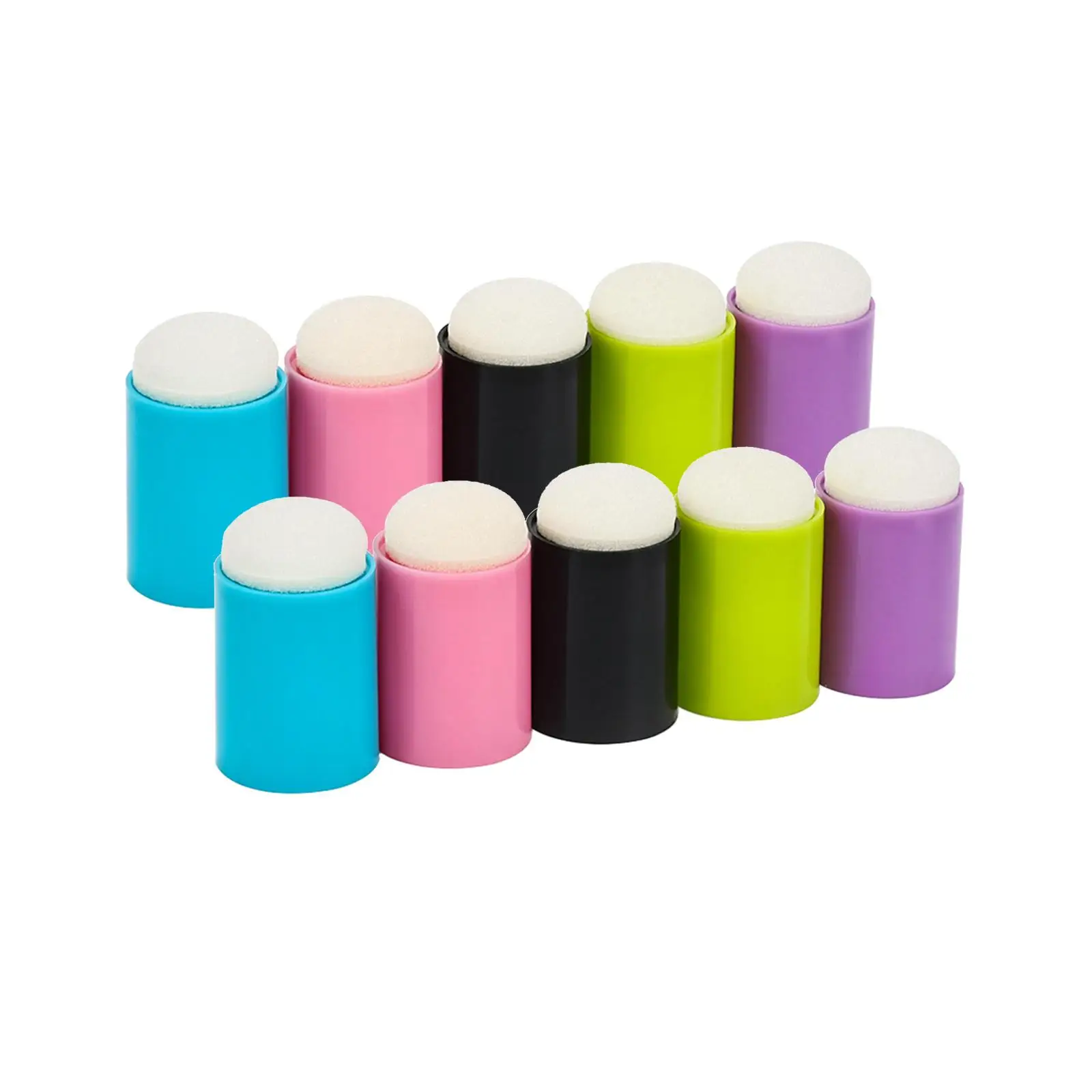 Painting Sponge Daubers Plastic Finger Tools for DIY Face Painting Card Making and Crafts