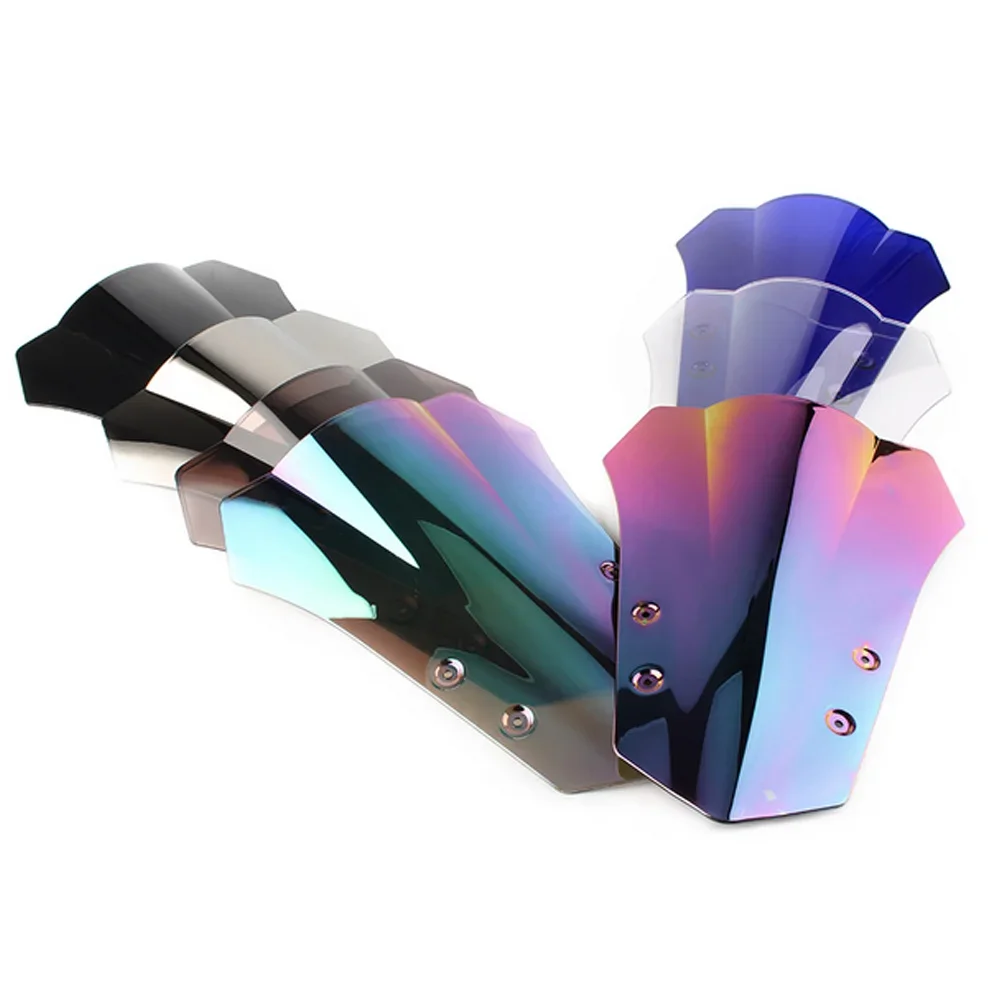 دراجة نارية مزدوجة فقاعة الزجاج الأمامي ، حامي منحرف ، شاشة الرياح لياماها FJ 09 FJ09 MT09 MT-09 المتتبع 900 2015 2016 2017