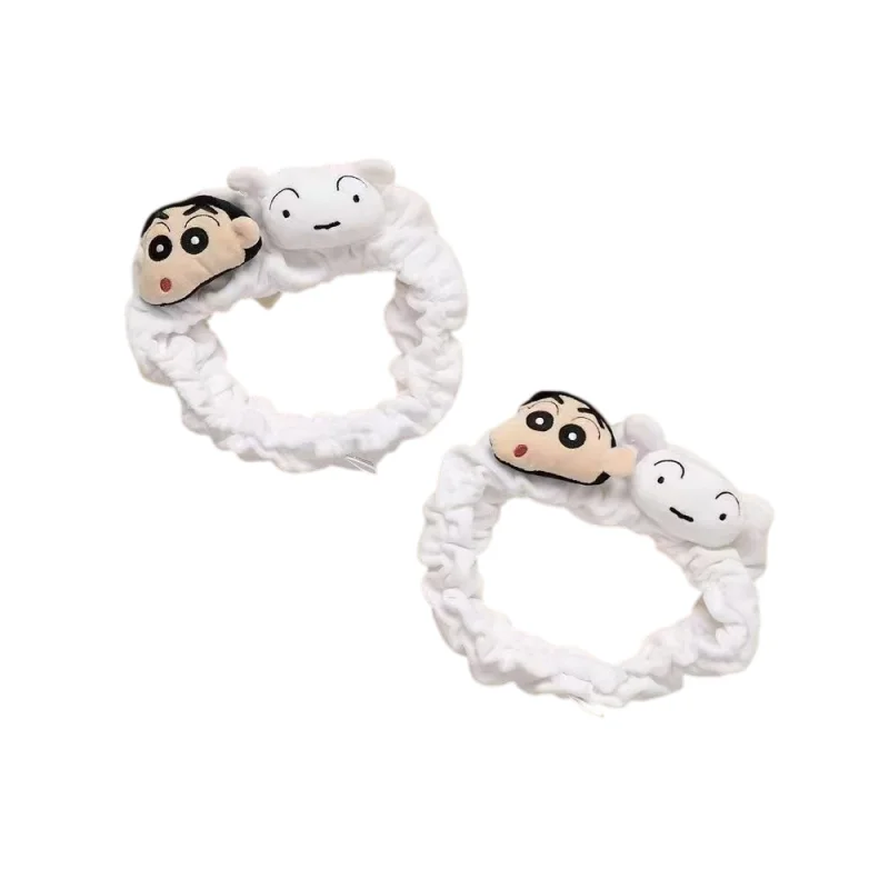 New Crayon Shin-chan Nohara Shiro Hair Band High Value Creative Cartoon Cute High Elastic Face Wash Makeup Apply Mask Headband view 6