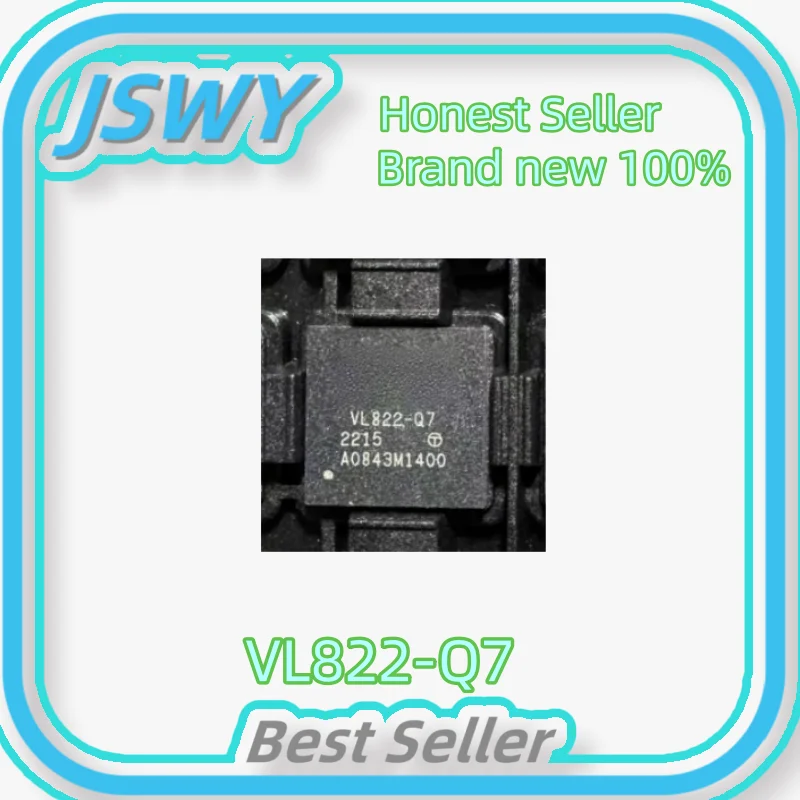 (3/30 pieces) Brand new 100% VL822-Q7 patch QFN-76 VIA USB 3.1 controller IC chip original electronic integrity first delivery f