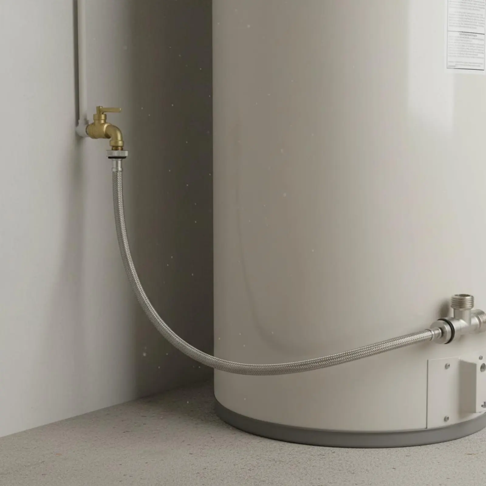 

Stainless StainlessFlex Connector Heat-Resistant Flexible Braided Pipe Plumbing Part Long-Lasting for Bathroom