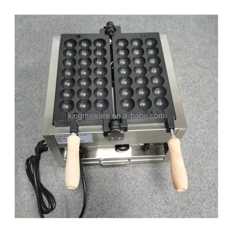 Rotary 3-piece octopus grilled octopus ball baking pan Non-stick spherical waffle bread machine for sale