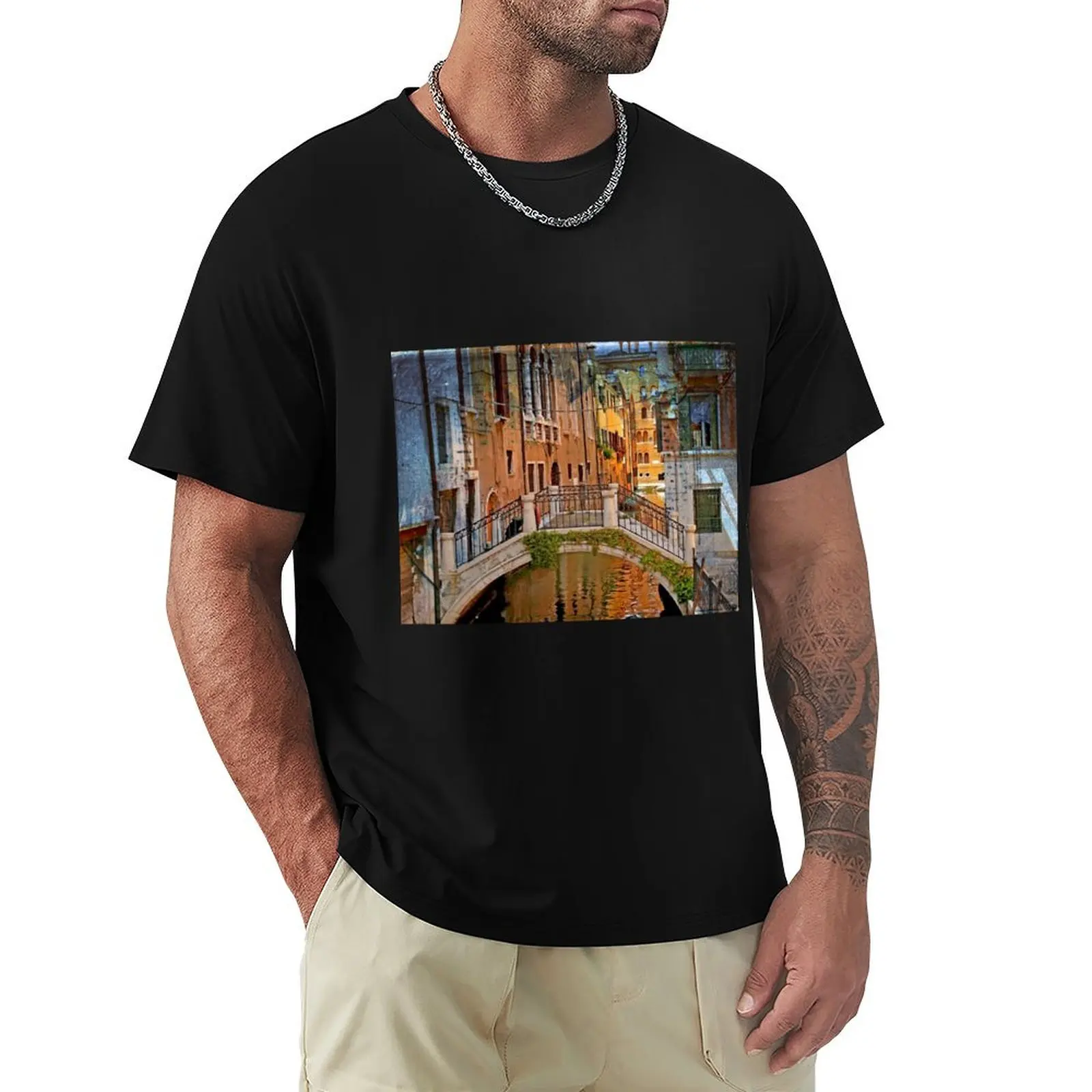 

bridge of thoughts.... T-Shirt luxury t-shirt anime clothes men clothing