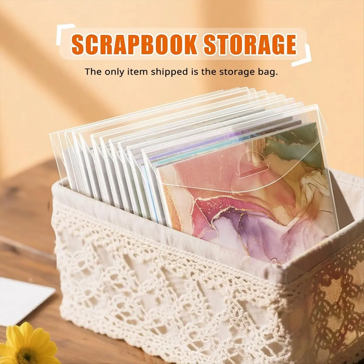 

2026 + 6x6-дюймовое хранилище для скрапбукинга, хранилище для лома с крышкой, пластиковые рукава для хранения бумаги для скрапбукинга, трафарет для печенья