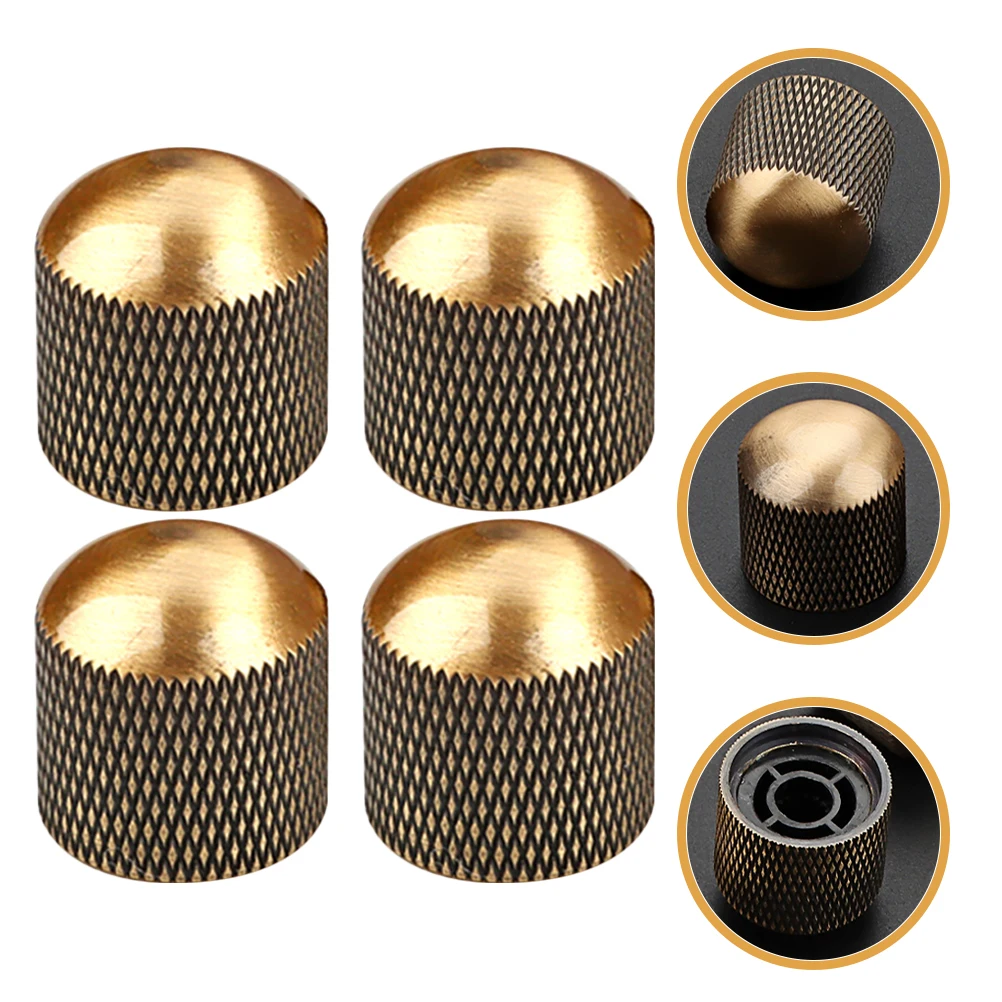 

4 Pcs Guitar Knob Volume Electric Tone Replacement Knob‘ Control Knobs Accessories Tuning Parts
