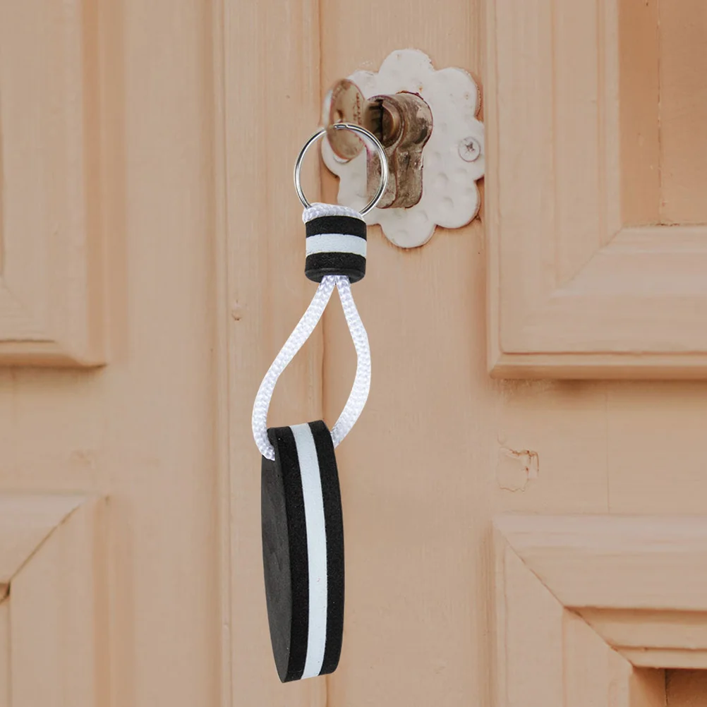 

5 Pcs Floating Key Chains for Boats Surfboard Keychain Keychains Rings Gift Black Eva Decorative